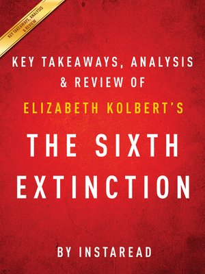 the sixth great extinction book the sixth great extinction book
